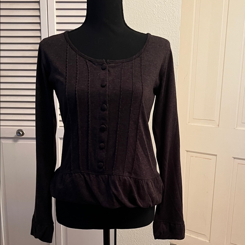 Chic Black Button-Down Women's Shirt